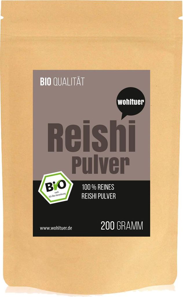 Wohltuer Reishi Pulver Vitalpilz Mineralstoffreiche 200g