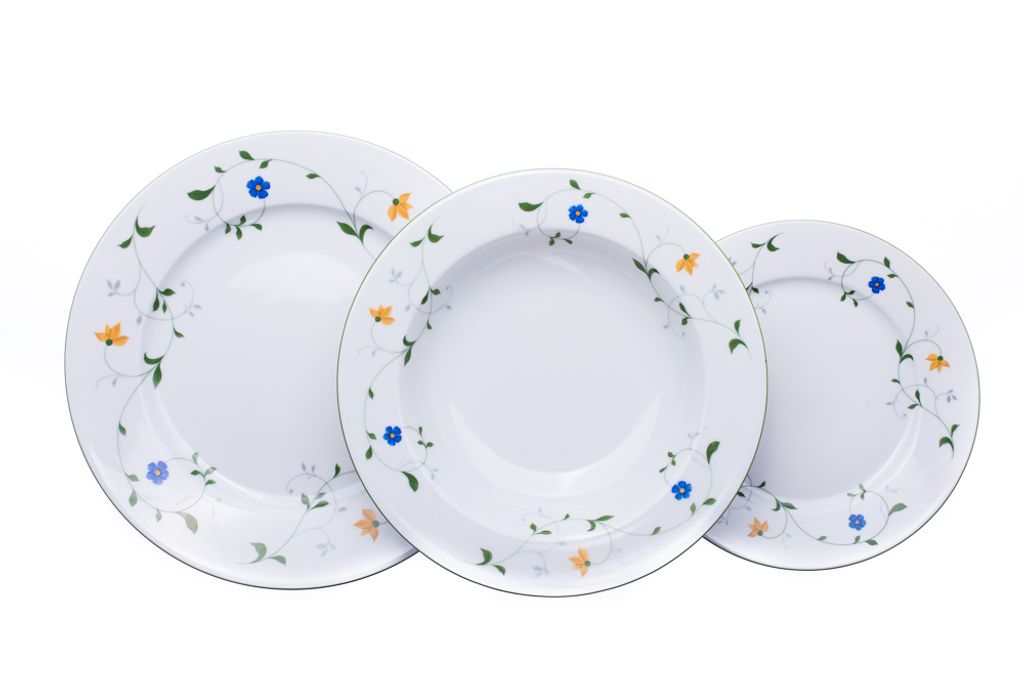 Thun 1794 Súprava tanierov, porcelán, lúčne kvety, Jana, Obrázok produktu 