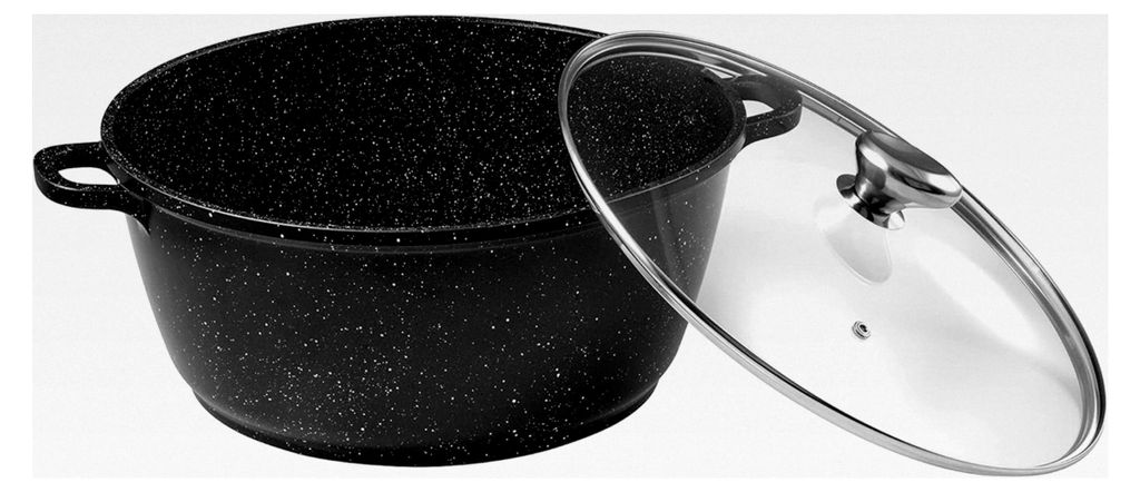 Kochtopf mit Deckel, Durchmesser 32 cm