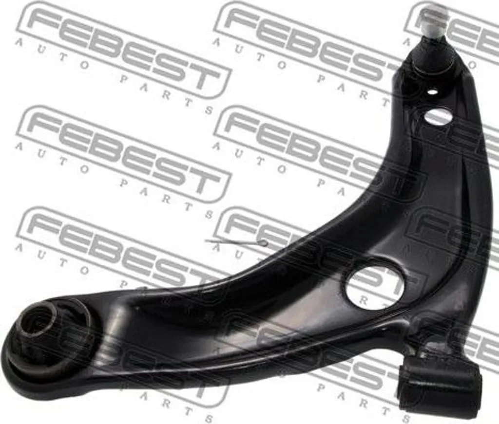 Bras de suspension renforcé FEBEST 0124-KSP90LH, acier haute durabilité