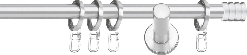 SN Deco - Stilgarnitur Lille, 19 mm, 1-Lauf, chrom-matt, 100 cm
