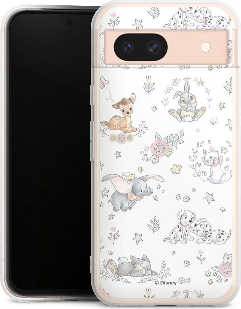 DeinDesign Handyhülle für Google Pixel 8a Silikon Hülle Case Smartphone Schutzhülle Bambi Disney Dumbo