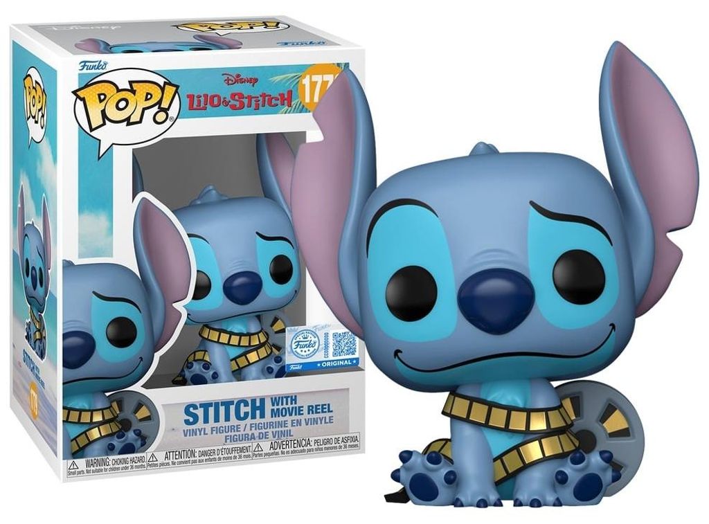 Funko POP! Disney - Stitch - Stitch with movie reel #1779 Zdjęcie produktu 