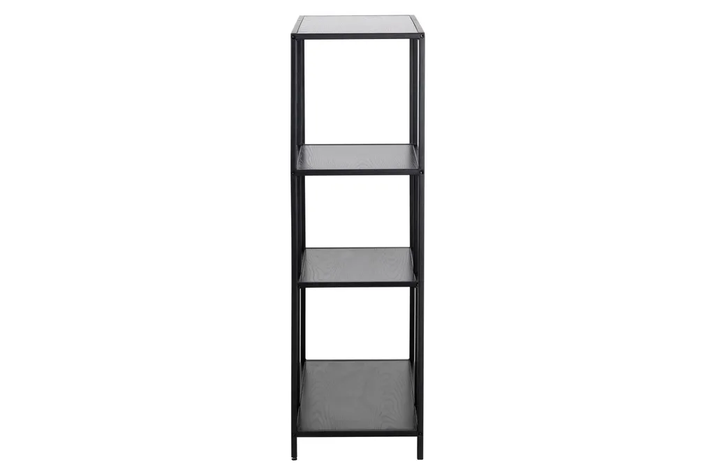 Sea bibliothèque 3 tablettes noir - Étagère de rangement moderne - 3