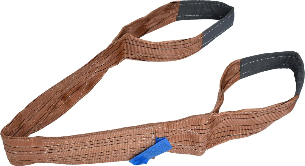 Sangle de levage 6T plate 150mm x 2m en PES haute résistance orange