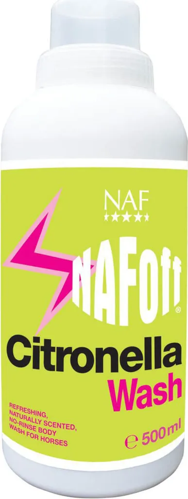NAF Off Citronella Wash 1L: Pulizia Rapida Cavallo Post-Allenamento