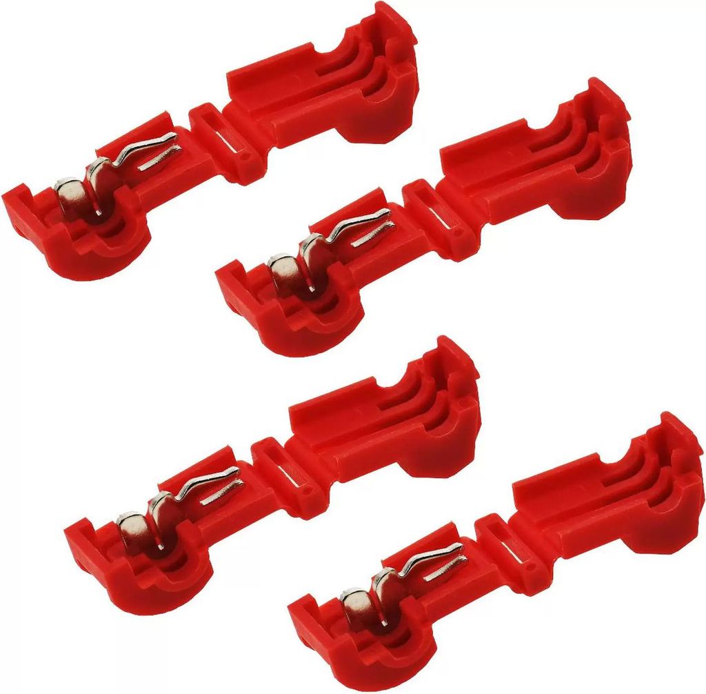 4x Anschlussklemmen, Clip für Kabel (2,3mm) für Mähroboter, Rasenmäher z.B. Husqvarna, Gardena u.a.