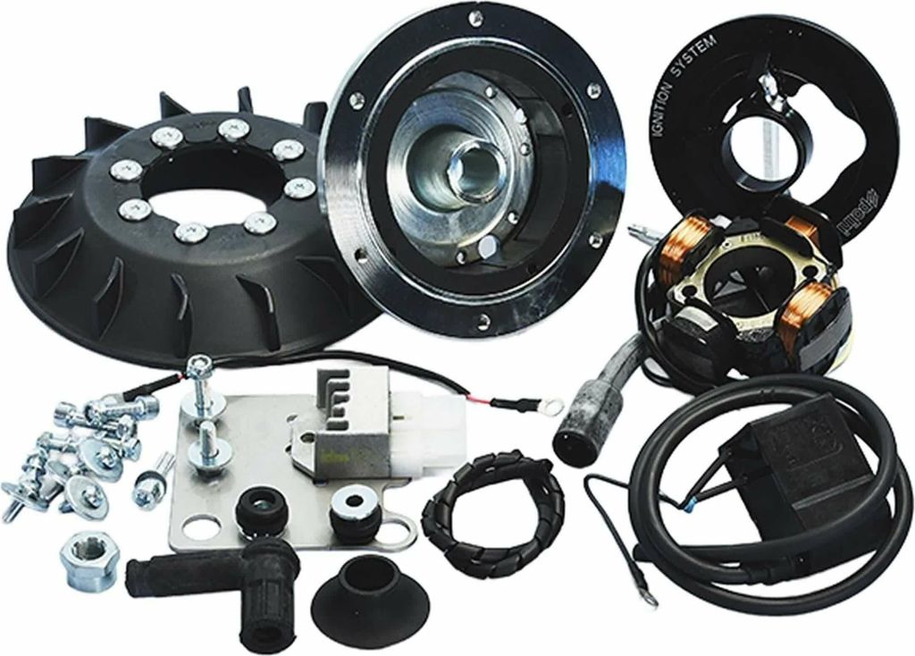 POLINI Zündung für Rennsport 4 Drähte Vespa 50 PK
