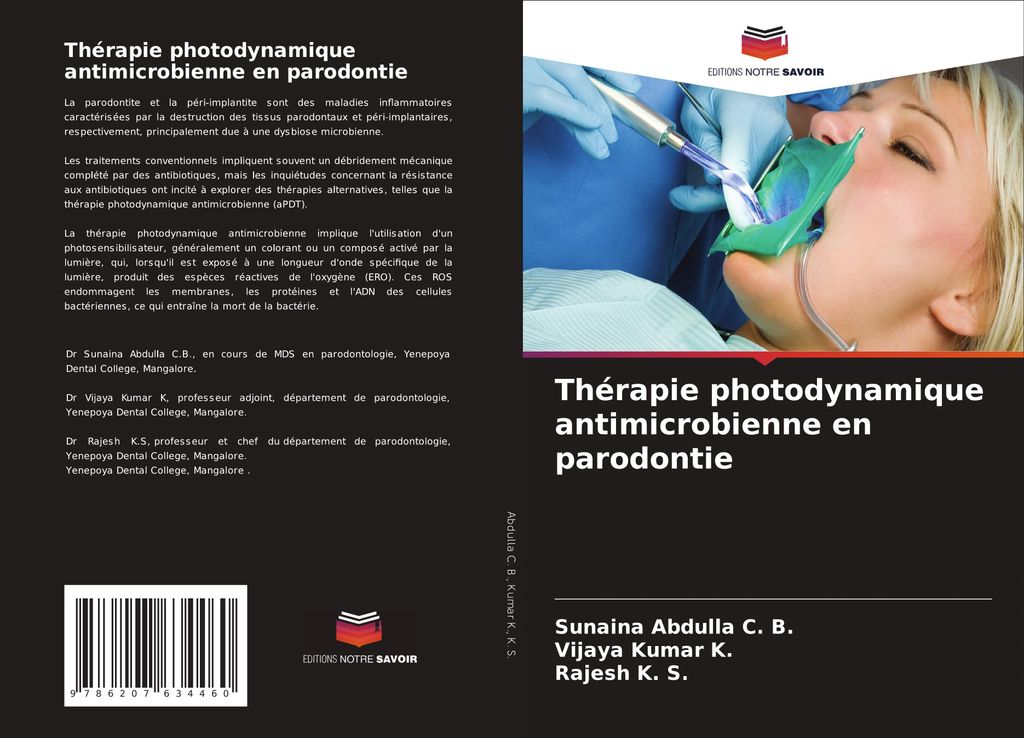 Thérapie photodynamique antimicrobienne en parodontie