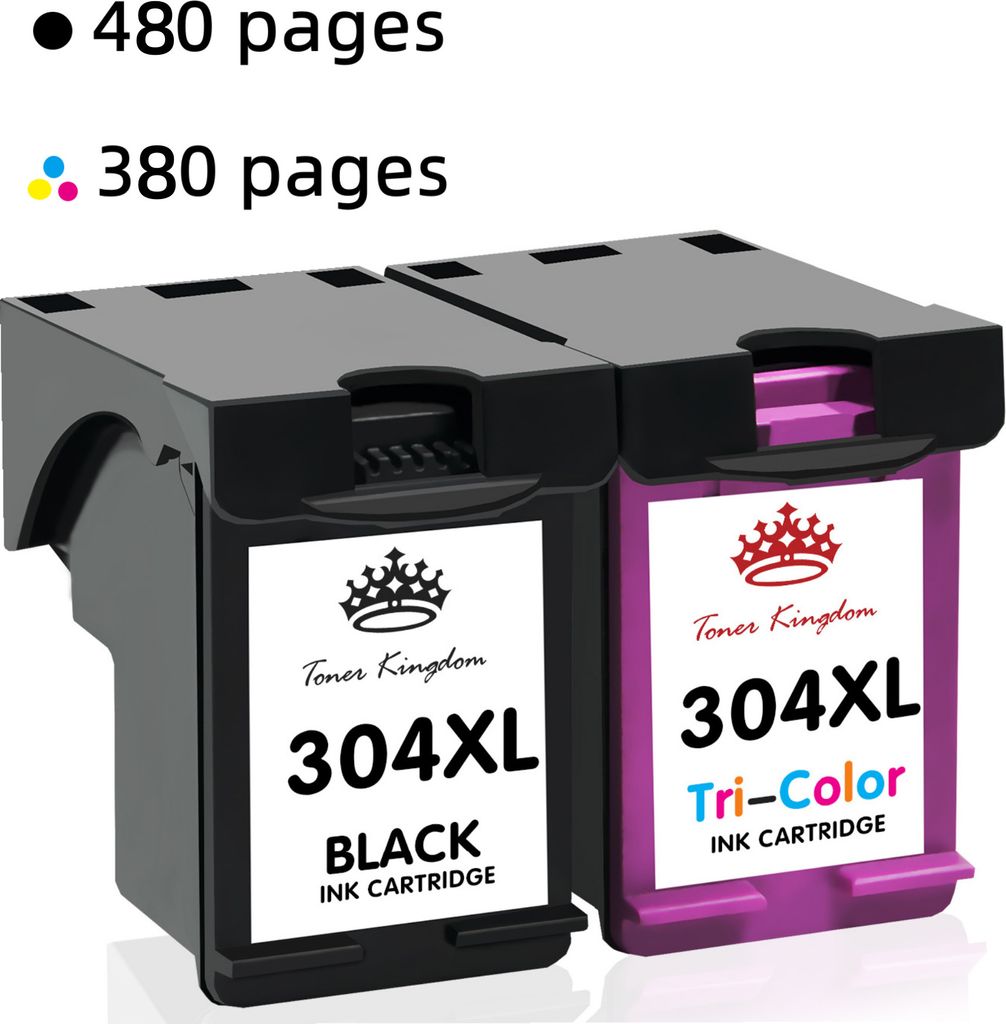 2er Set kompatibel für HP 304 304 XL Druckerpatrone  Produktbild 2