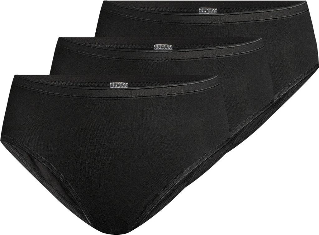 Speidel 3er Pack Nadine Hüftslip Feminines Design in Feinripp-Qualität, Glanzstreifen an Bund und Bein, Mittelhohe Slipform ohne Seitennähte
