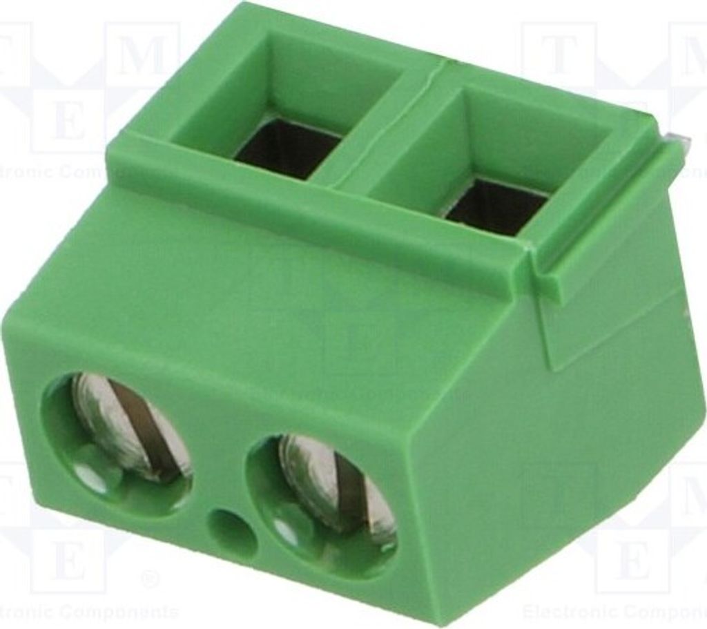 2x Klemmleiste für Wege: 2 282837-2 Klemmleisten für mit 90°-Winkel 5,08mm