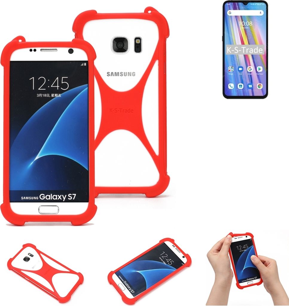 K-S-Trade Handy-Hülle kompatibel mit UMIDIGI A11 Schutz-Hülle Bumper Silikon Schutz Hülle Cover Case Silikoncase Silikonbumper TPU Softcase