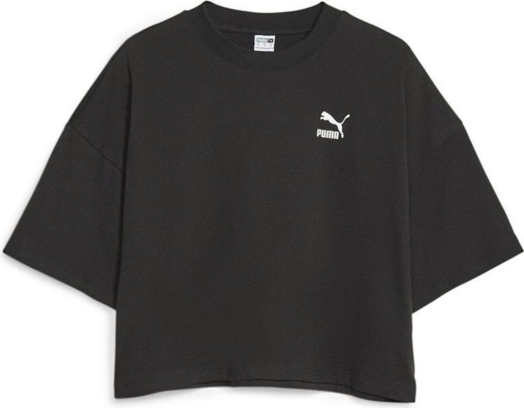Puma Select Classics Oversized T Kurzarm-t-shirt Schwarz S Damen Schwarz S