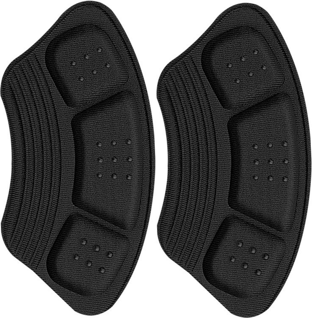 INF Absatzschoner / Fersenpolster für Schuhe - 2 Paar Schwarz