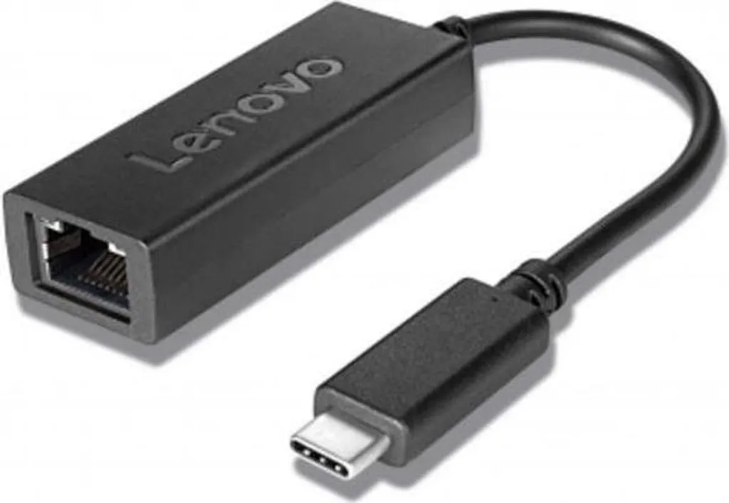 Adaptateur Lenovo USB-C vers Ethernet RJ45 ROW pour Connexion Stable