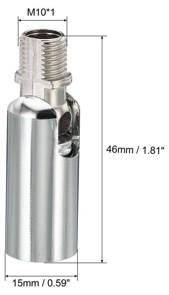 5 Stš¹ck 180 Grad Geneigte Deckenleuchte Adapter M10 Gewinde Kronleuchter Decke Pendelleuchte Adapter fš¹r Winkel oder Unregelm??ige Decke Chrom