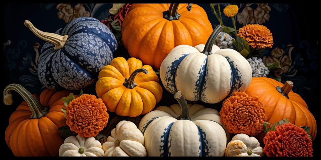 Plakat 91,3x44,5cm Herbstlicher Reichtum