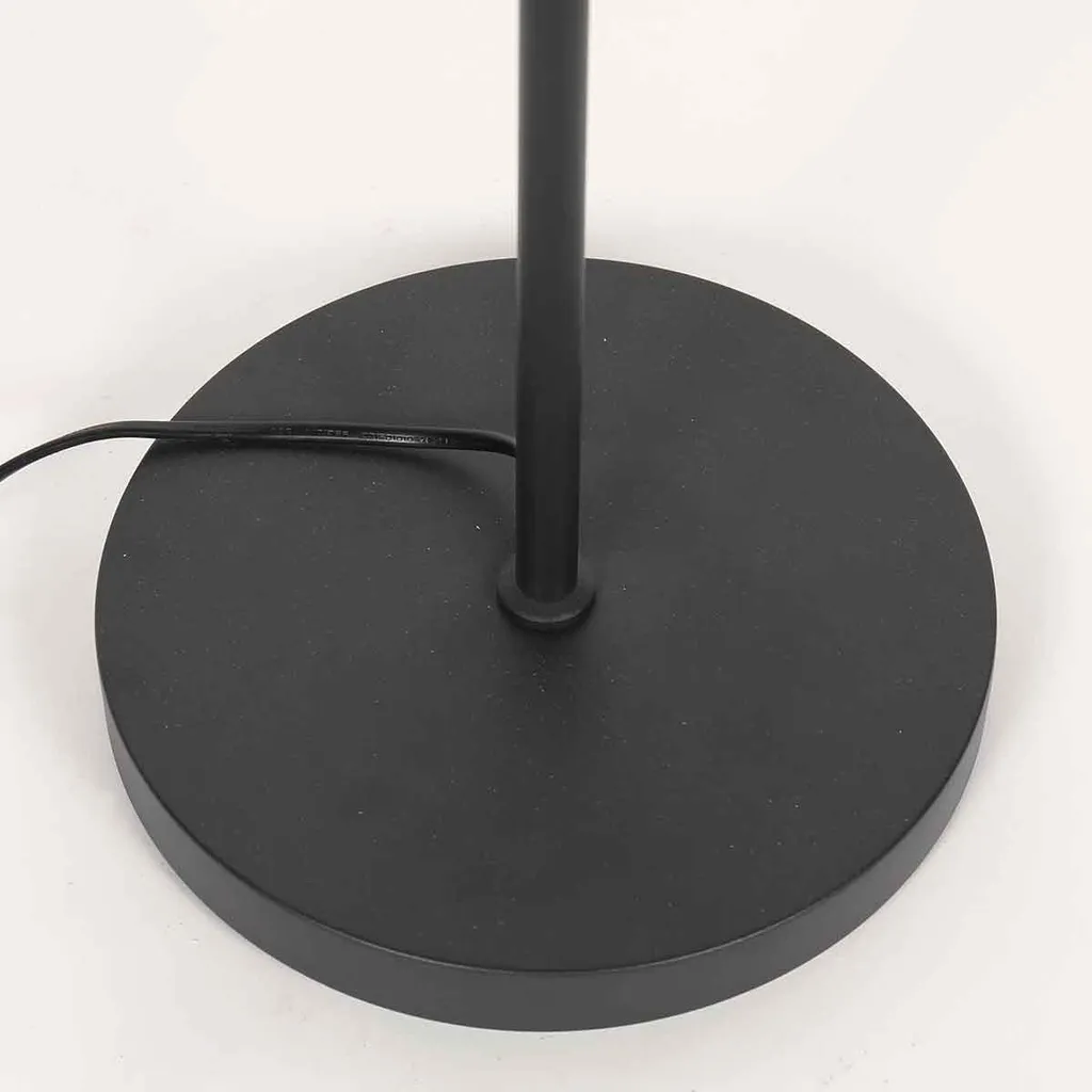 Piantana Moderna Anne Lighting Preto 4112ZW - Design Nero Metallo - 10