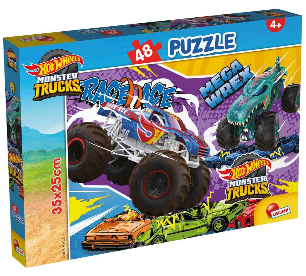 Puzzle Hot Wheels M-Plus 48 Immagine del prodotto 