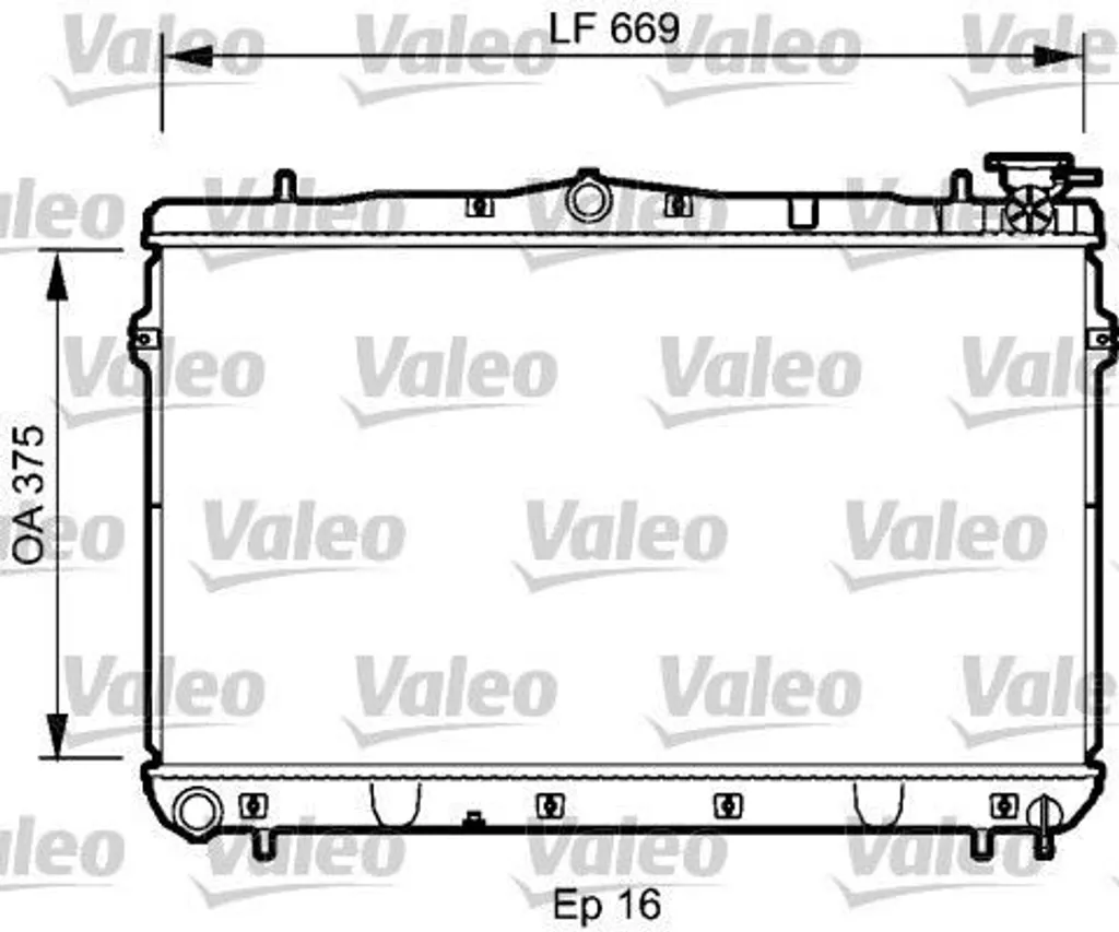Remplacer votre radiateur Hyundai Lantra ou Coupe avec Valeo 734950 - OE
