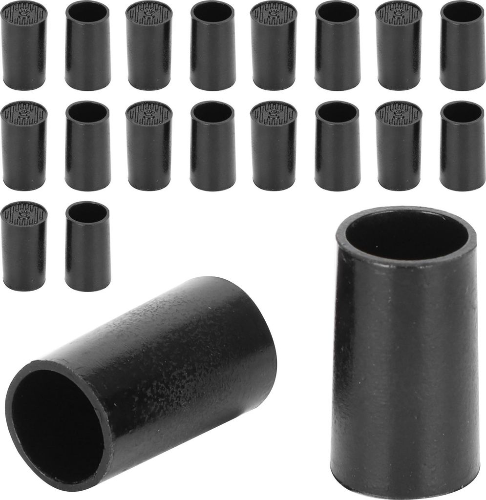10 Paare High Heel Tipps Caps Schwarze CPU Polyurethanschuhe Reparatur von Ersatz KitsInner Durchmesser 9mm