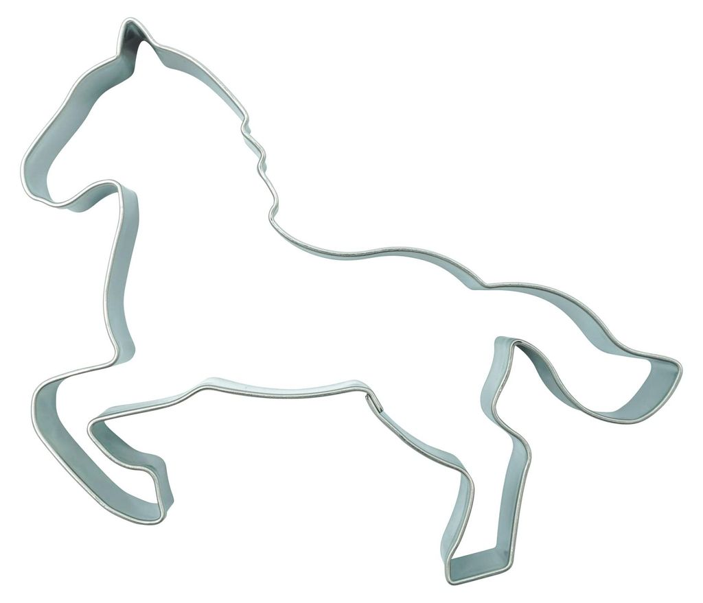 2510 – Pferdeförmiger Ausstecher, ca. 9,3 cm, aus Edelstahl, spülmaschinenfest