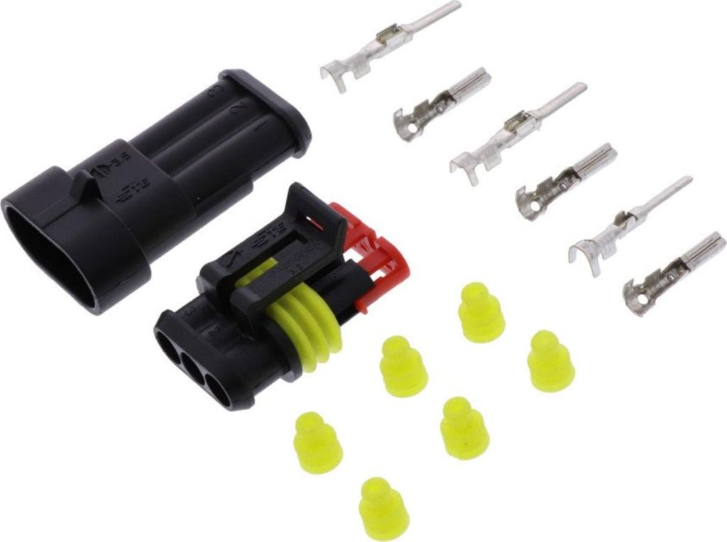 Steckgehäuse JMP Set 3-polig TYCO AMP Superseal