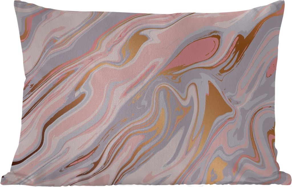 MuchoWow Outdoor Kissen - Marmor - Pastell - Abstrakt - Muster - 50x30 cm - Wetterfest - Lounge Kissen - Sofa kissen - Wohnzimmer Dekoration