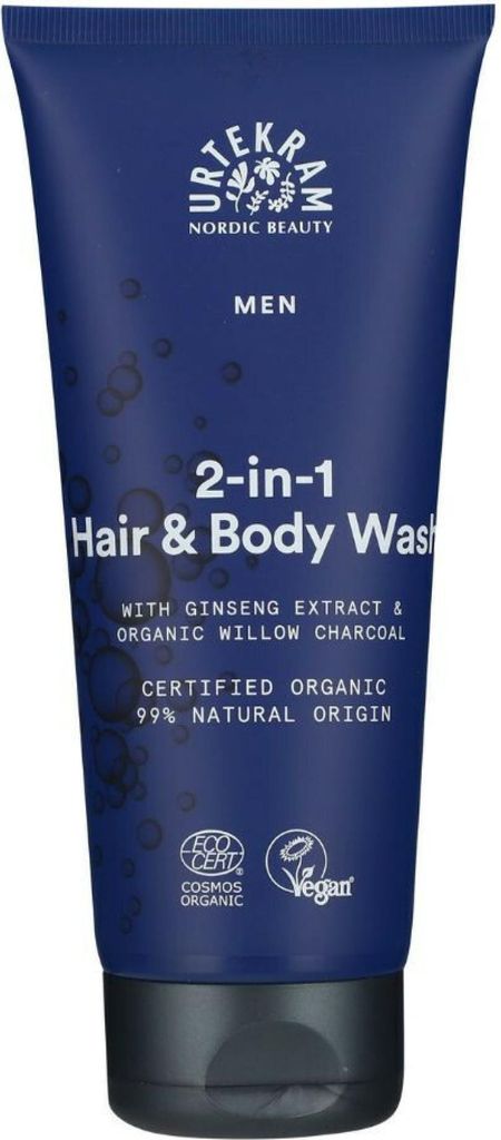 URTEKRAM 2-in-1 Haar- und Körpershampoo für Männer mit Produktbild 