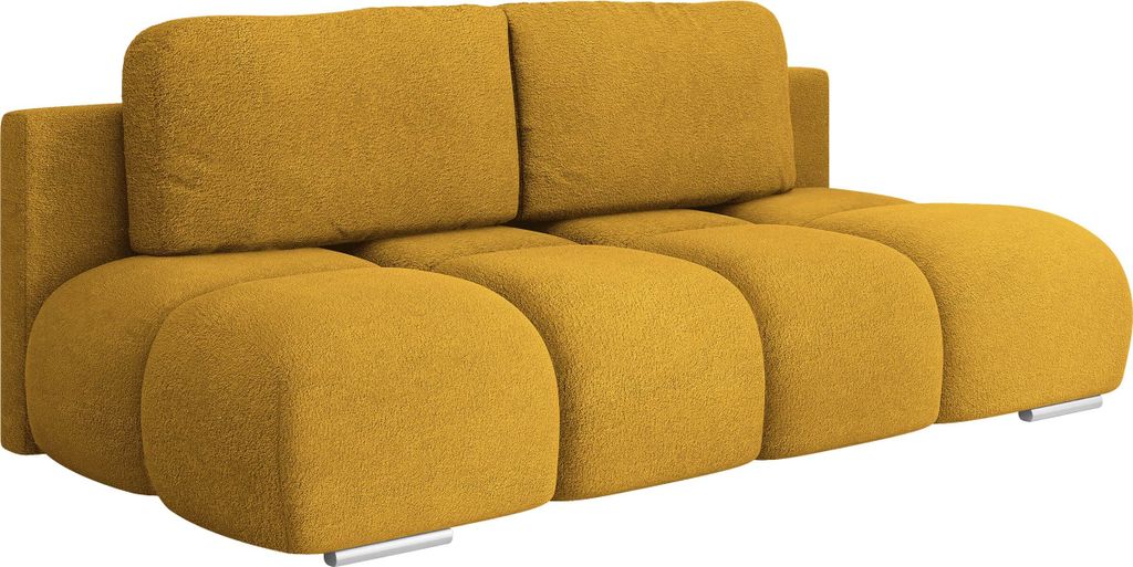 MIRJAN24 Schlafsofa Honey Mini Sofa mit Bettkasten und Schlaffunktion Polstersofa Couch vom Hersteller (Velo 626)