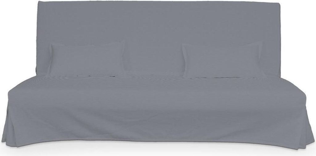 Dekoria Bezug für Beddinge Sofa, lang mit zwei Kissenhüllen, grau, Bezug für Beddinge