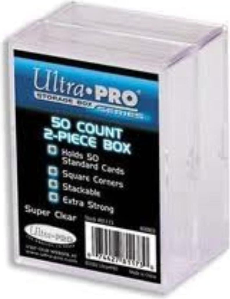 Boîte de cartes Ultra Pro pour 50 cartes (pack de deux) Image du produit 
