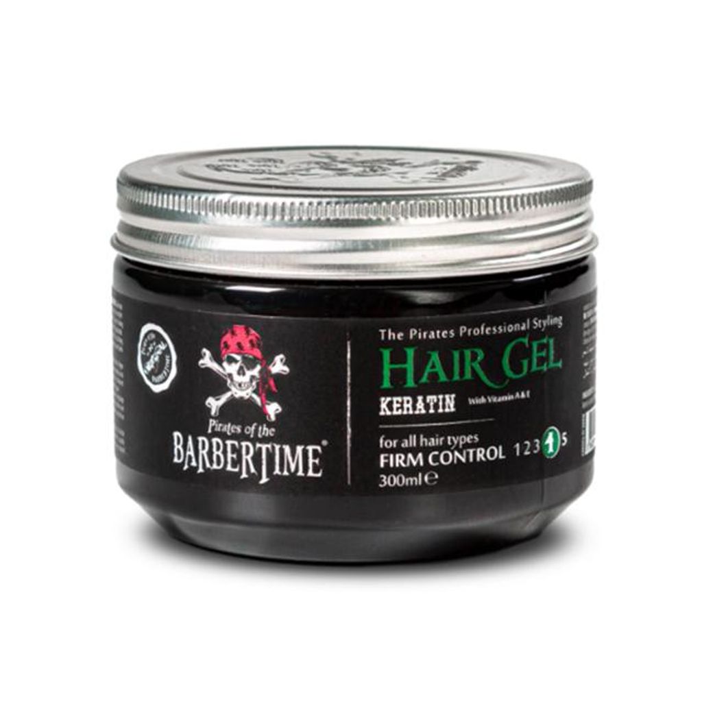 BARBERTIME Hair Gel Haargel Styling Gel 300ml Keratin