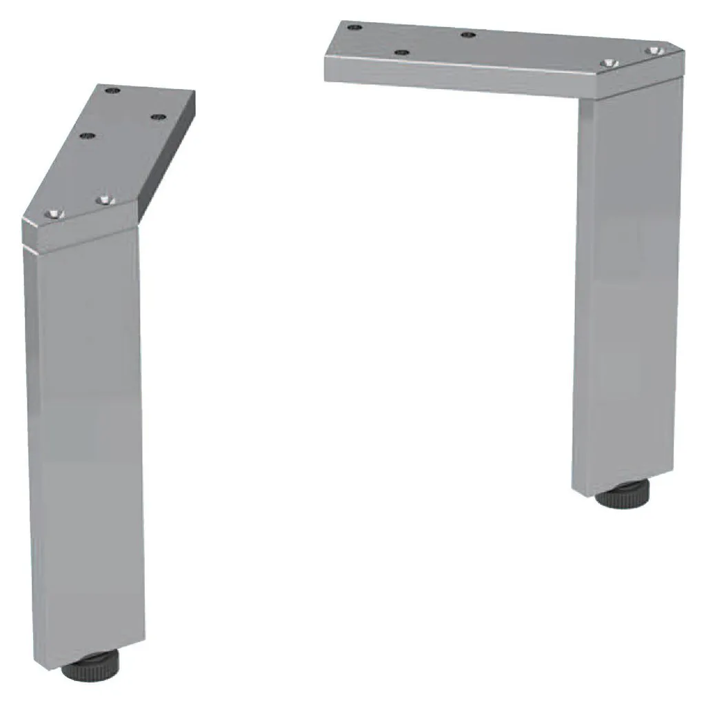 Pieds Geberit réglables 18 cm chrome brillant 502.329.00.1 - Lot de 2