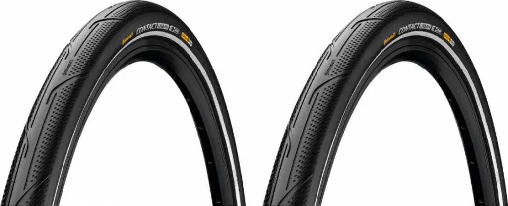 Paire de Pneus Vélo Ville Continental ContiContact Urban en 26 Pouces