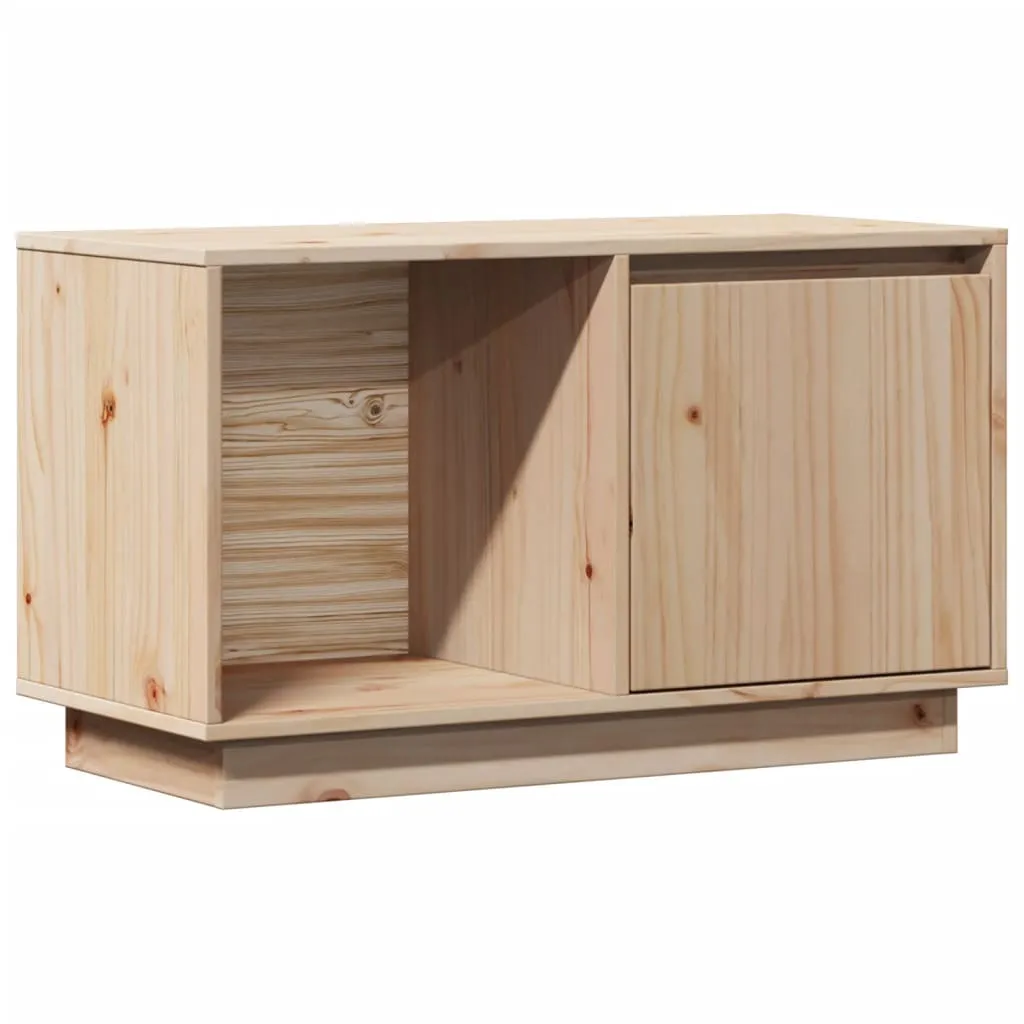 Mobile TV 74x35x44 cm in Legno di Pino Massiccio - Offerta Online