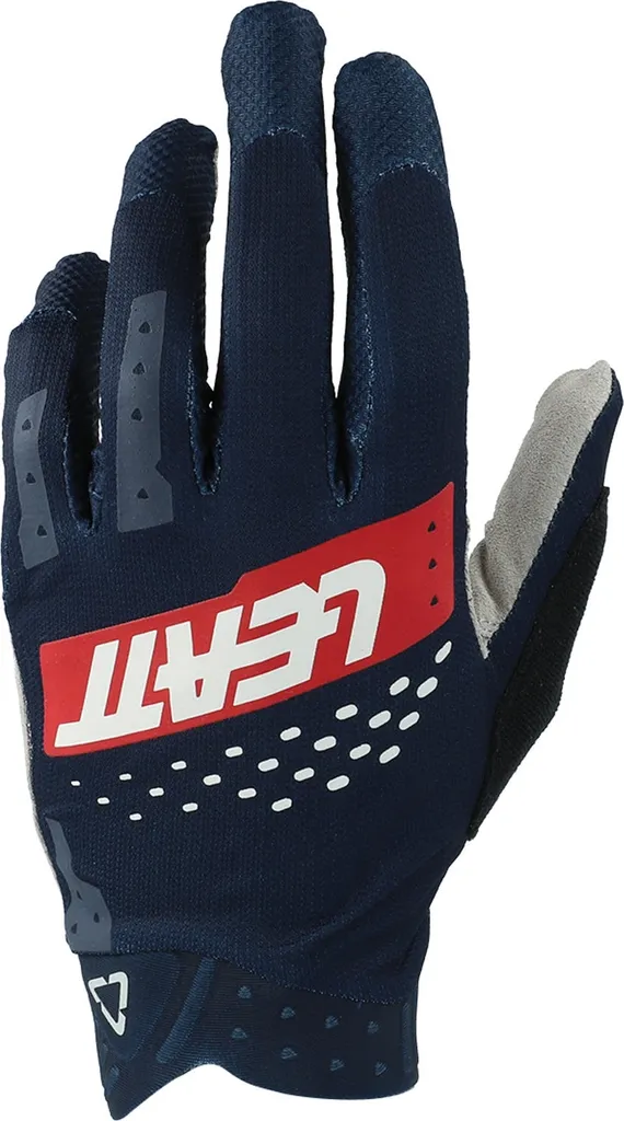Gants de VTT Légers Leatt MTB 2.0 X-Flow Onyx - Protection Mains Vélo