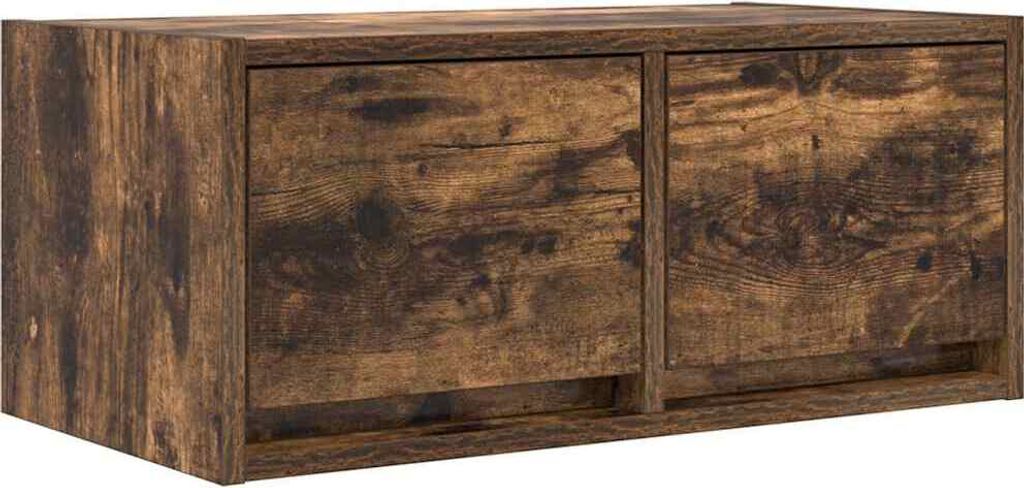 "WINTER SALE"TV-Schrank, Fernsehtisch - CLORIS - Räuchereiche 60x31x25,5cm Holzwerkstoff - TV-Schränke NeuMöbel331009