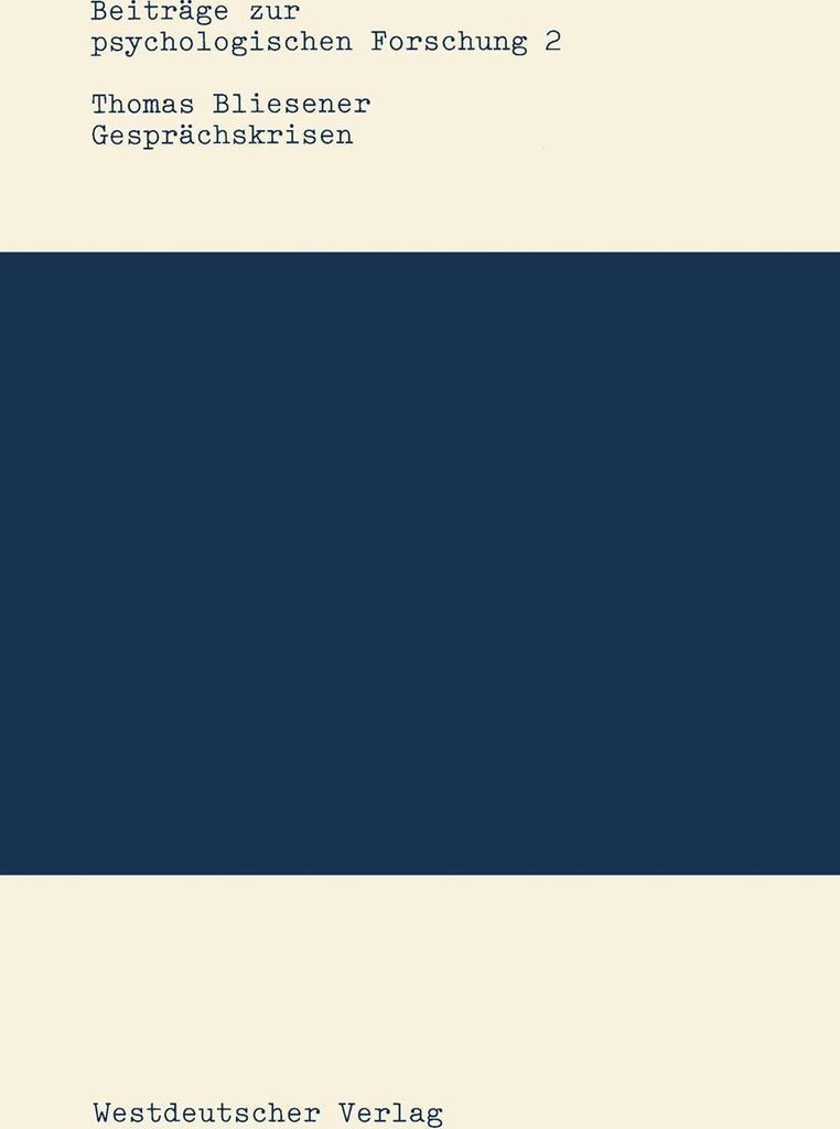 Gesprächskrisen: Entstehung Und Bewaltigung Von Kom... Book