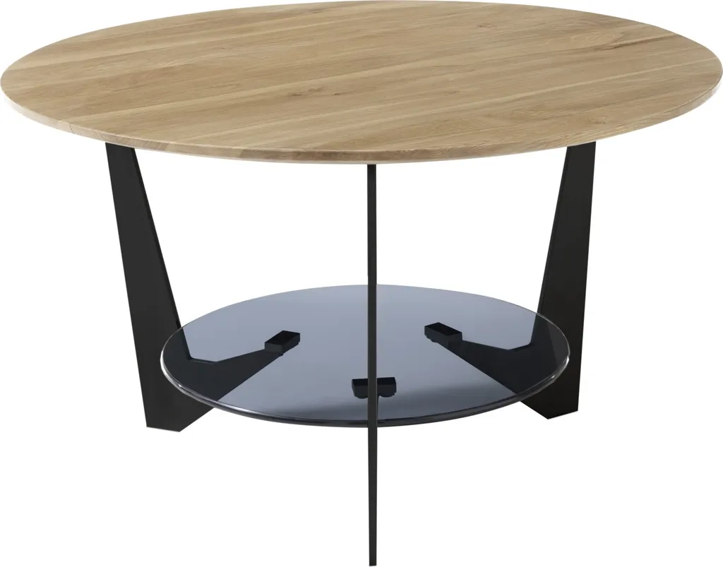 Table basse bois CADIZ structure robuste 70 cm format carré élégant