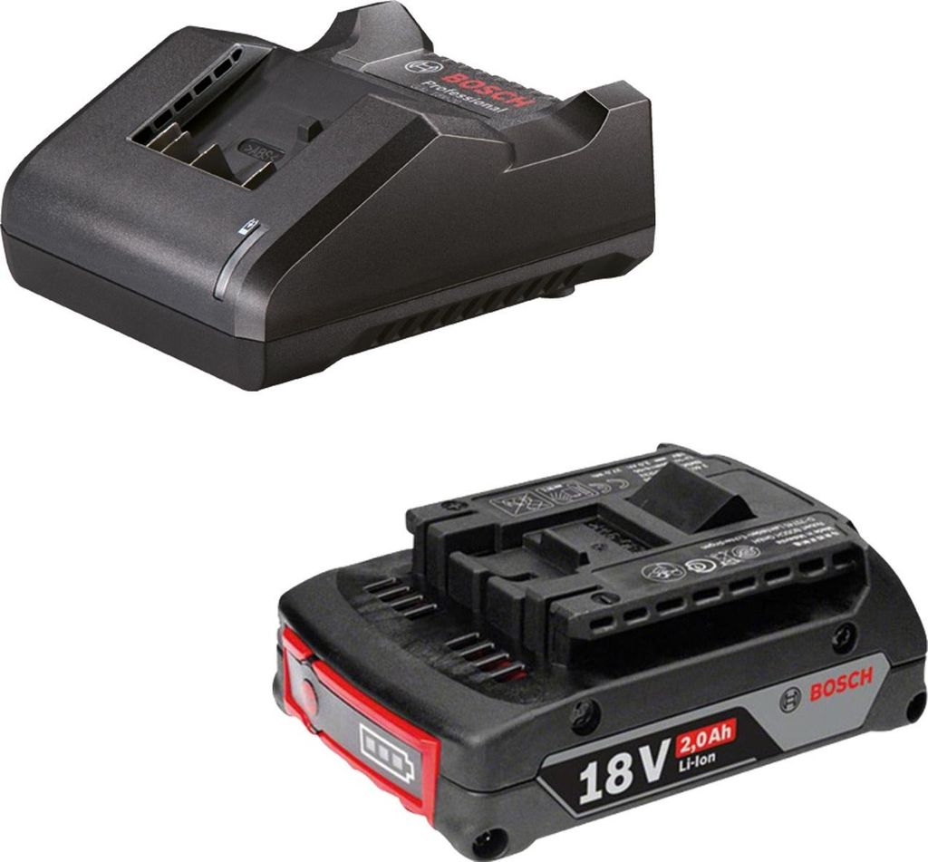 Bosch Starter-Set 18 V / 1x 2,0 Ah Akku + Ladegerät GAL 18V-20