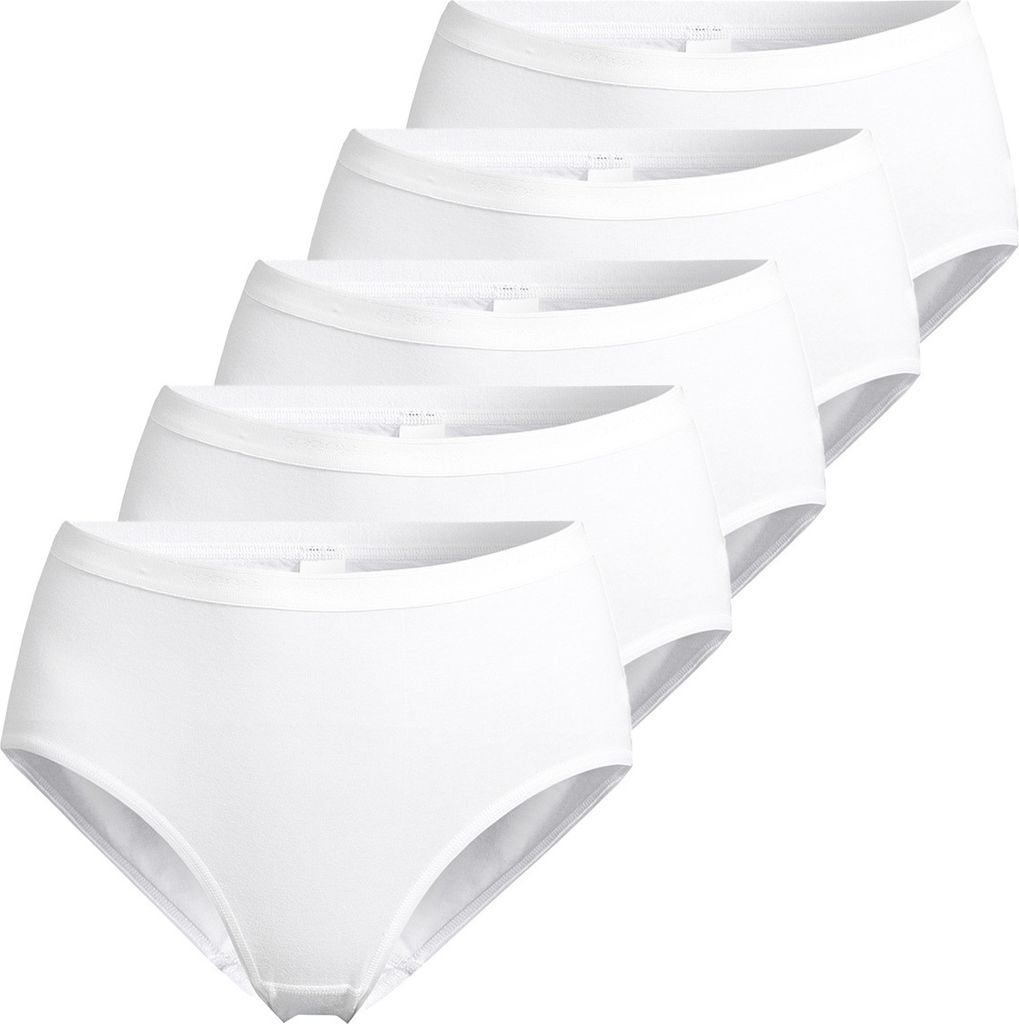 Speidel 5er Pack Everyday Maxi Slip Natürliche Baumwoll-Qualität, Moderner Bund mit Schriftzug, Bequemer Sitz ohne Seitennähte