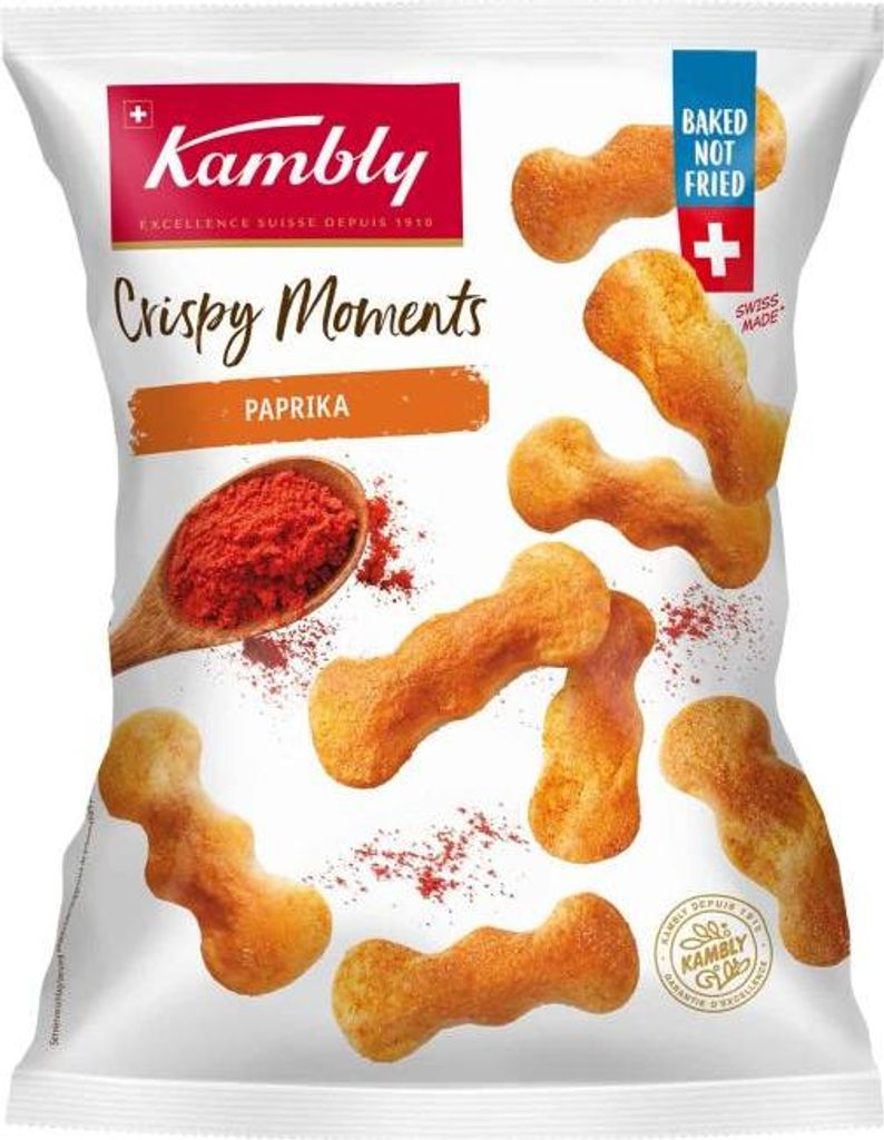 Kambly Crispy Moments Paprika 75g Produktbild 