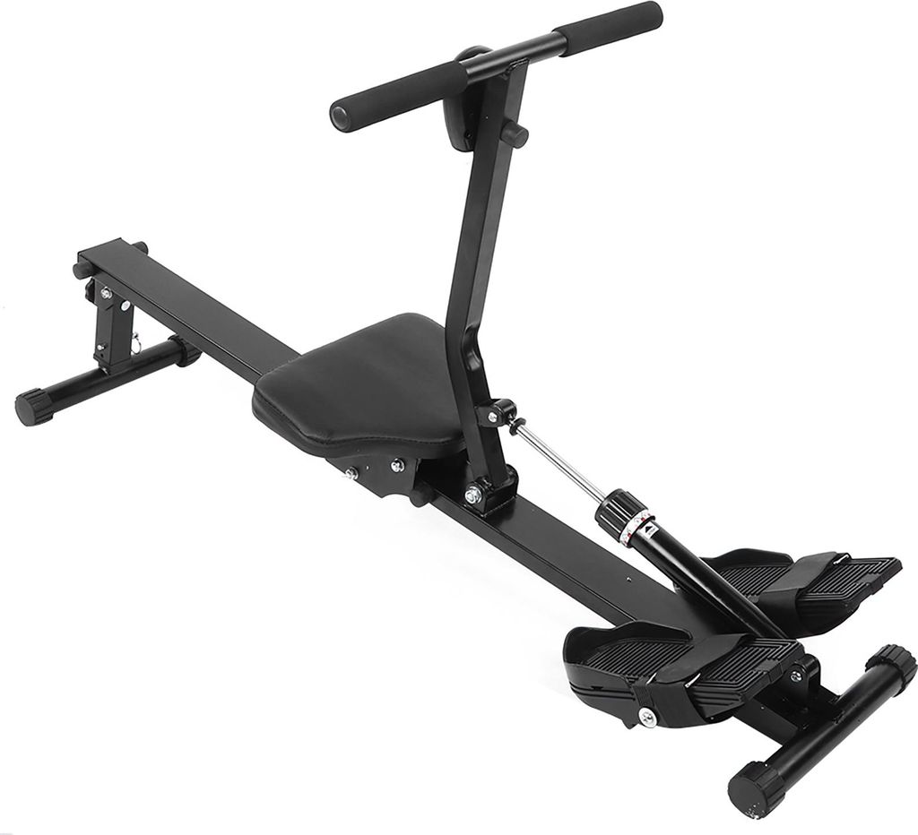 Home Foldable Fitness Rudermaschine Einstellbarer Widerstandsanstrich mit digitalem Indikator