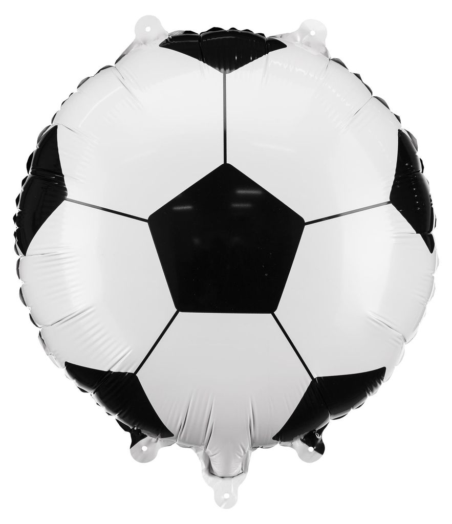 Folienballon, Fußball, verschiedene Farben, 35 cm