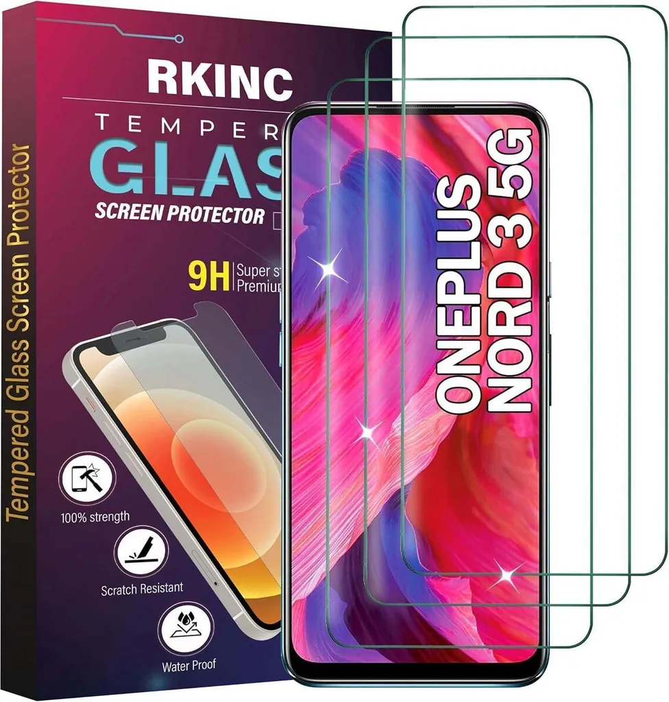 Offerta 3x Vetro Temperato OnePlus Nord 3 5G | Blindato 9H HD 0,33mm