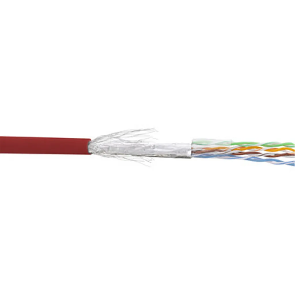 InLine Cavo Ethernet 100m Cat.5e SF/UTP Rosso - Miglior Setup Gaming/Home