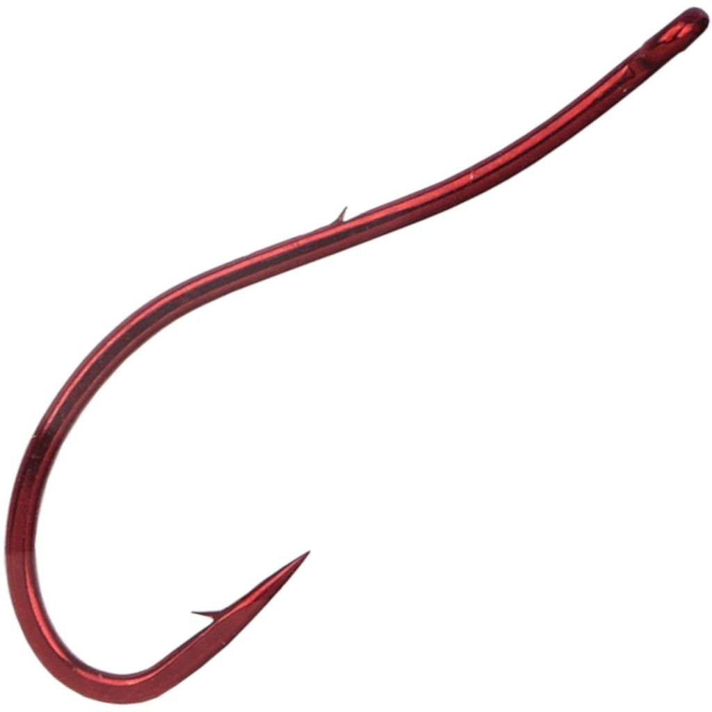Gamakatsu LS-3113R N/L New Label Hooks Red - Aalhaken, Größe/Packungsinhalt:Gr. 4 / 11 Stück