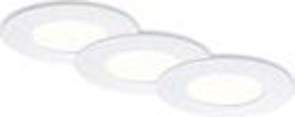 LED Einbauleuchte Badleuchte 3er Set IP44 4,9W weiß Produktbild 